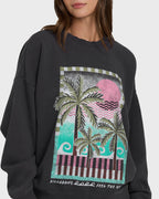 Echo Crewneck Sweatshirt - Black Sands