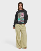 Echo Crewneck Sweatshirt - Black Sands