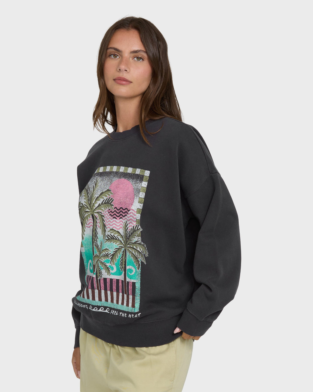 Echo Crewneck Sweatshirt - Black Sands