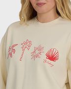 Treasure Cay Crewneck Sweatshirt - White Cap