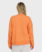 Palm Crewneck Sweatshirt - Tangerine