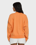 Palm Crewneck Sweatshirt - Tangerine