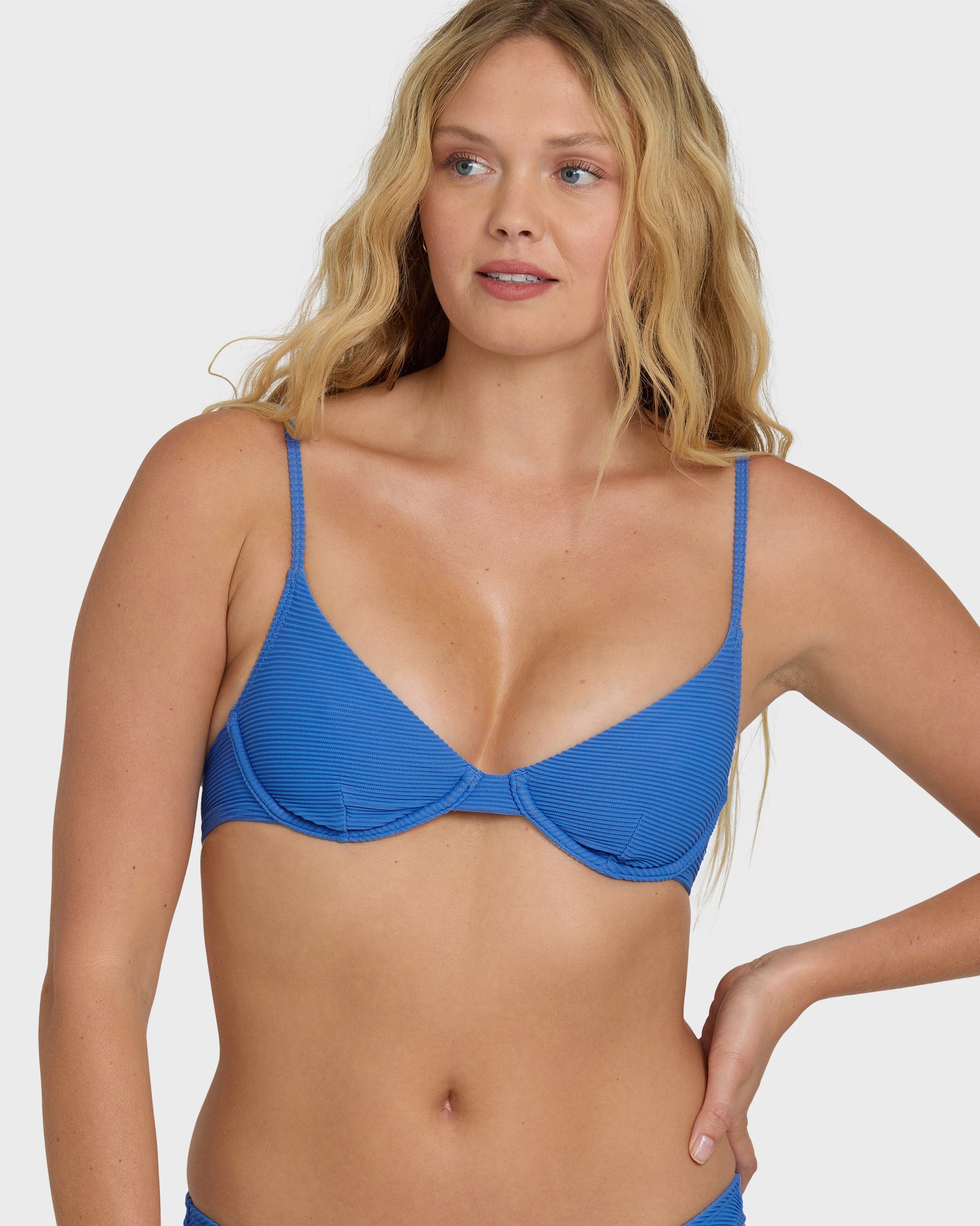Tanlines Demi Underwire Bikini Top - True Blue