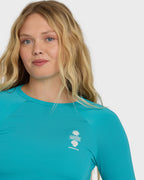 Sol Searcher 50 UPF Long Sleeve Rashguard - Bright Marine