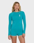 Sol Searcher 50 UPF Long Sleeve Rashguard - Bright Marine