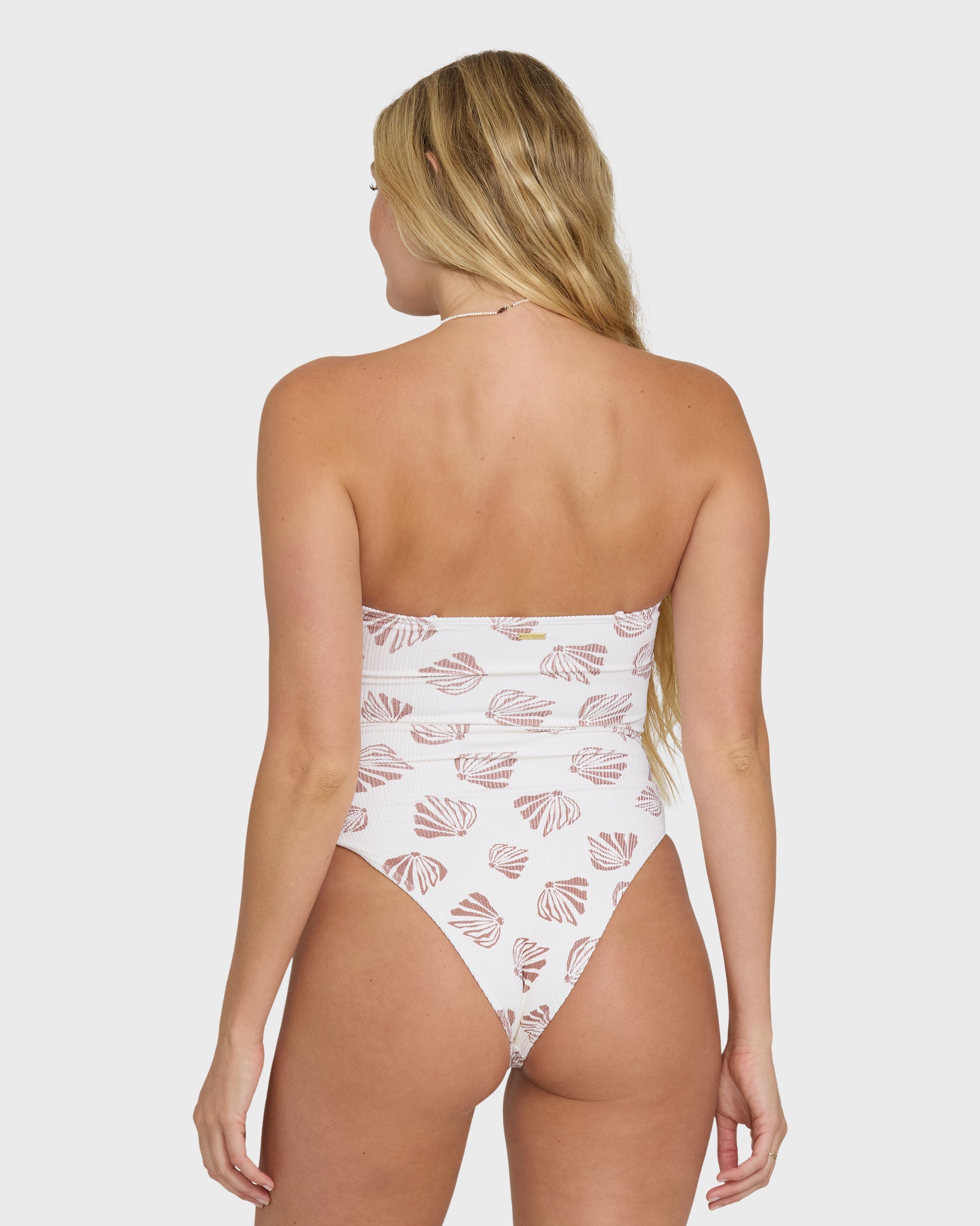 Sandy Shells Hailey One Piece Swimsuit - Salt Crystal