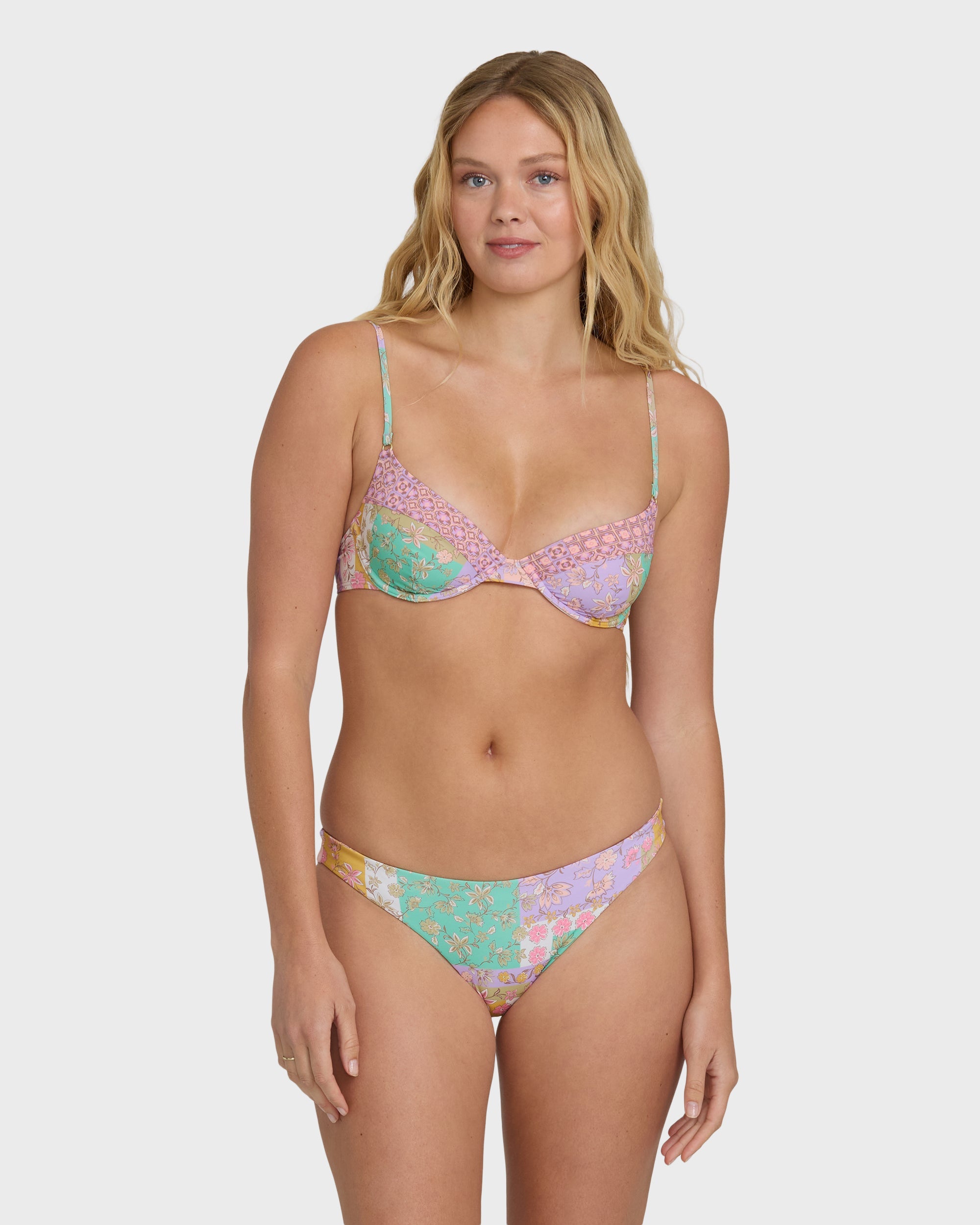 Dreamy Daze Tropic Reversible Bikini Bottoms - Sweet Lilac