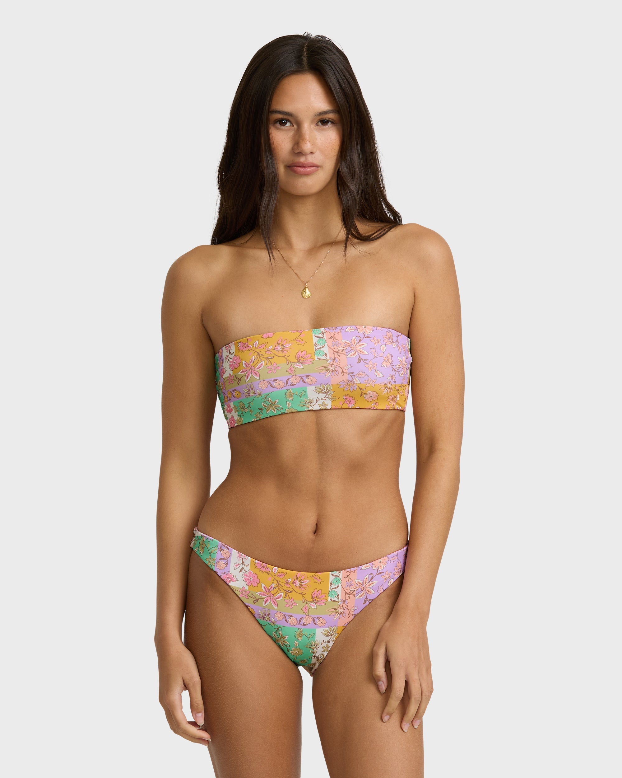 Dreamy Daze Tropic Reversible Bikini Bottoms - Sweet Lilac