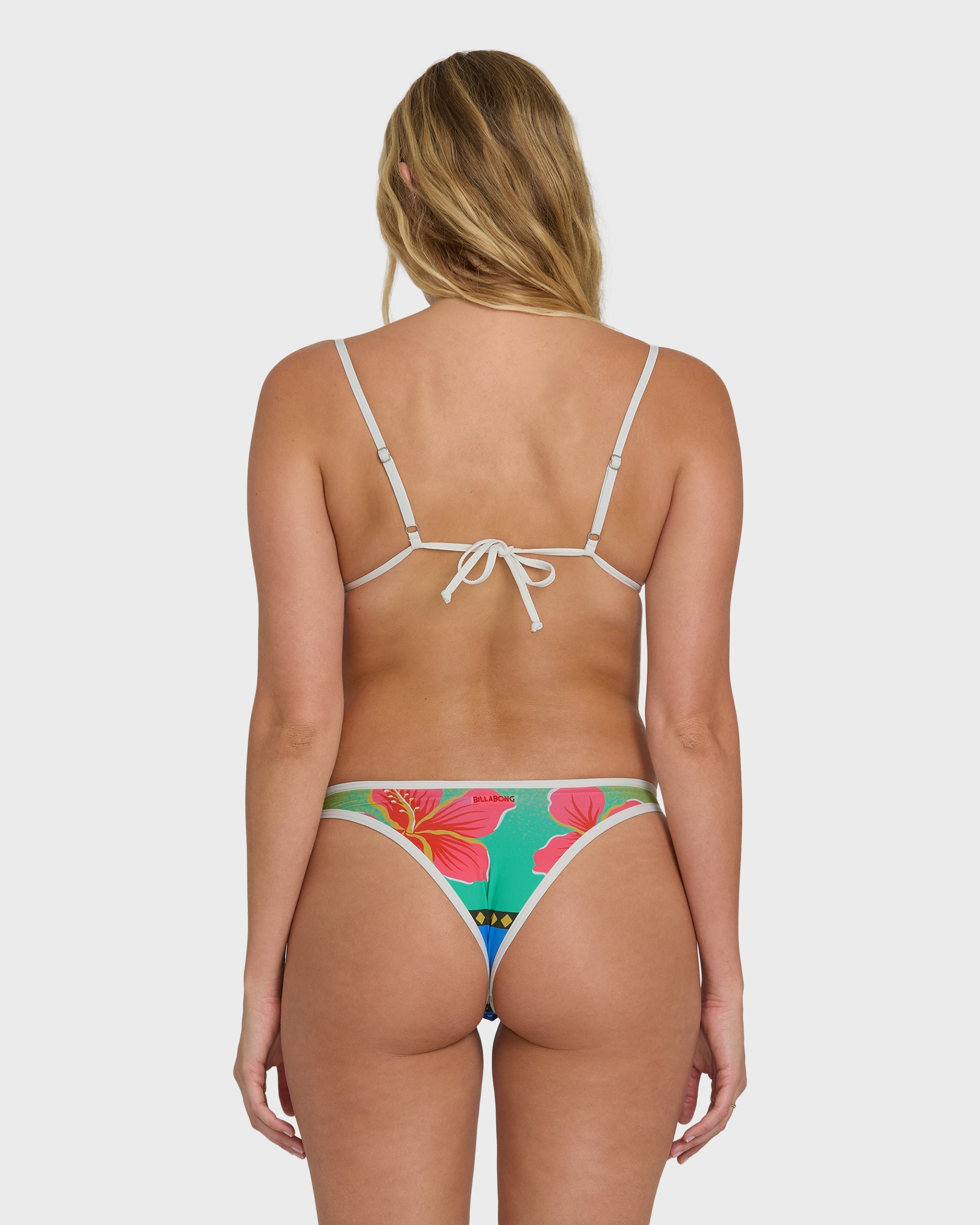 Midnight Tropics Skimpy Hike Bikini Bottoms - True Blue
