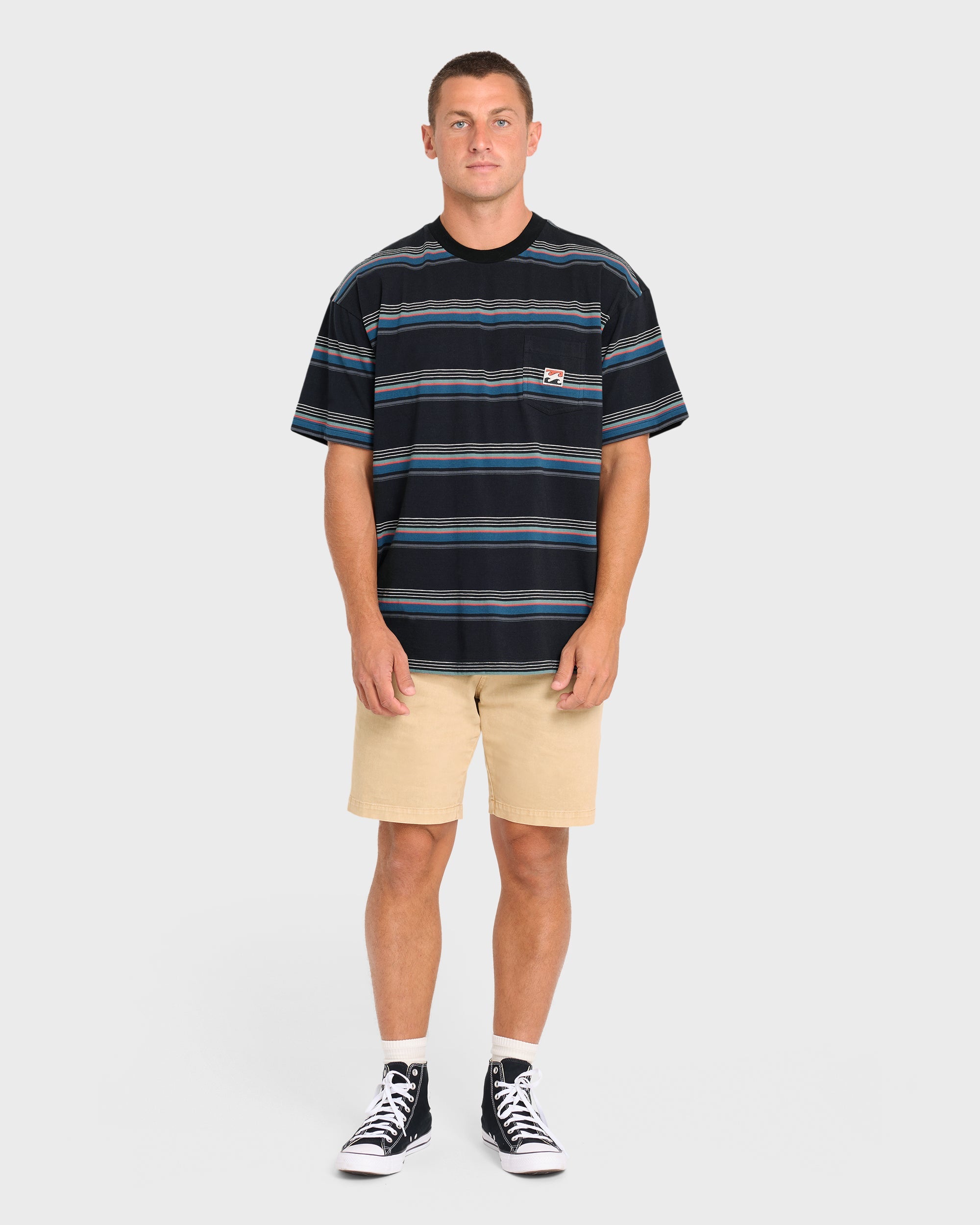 Baxter Short Sleeve Pocket Tee - Black