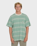 Baxter Short Sleeve Knit T-Shirt - Granite Green