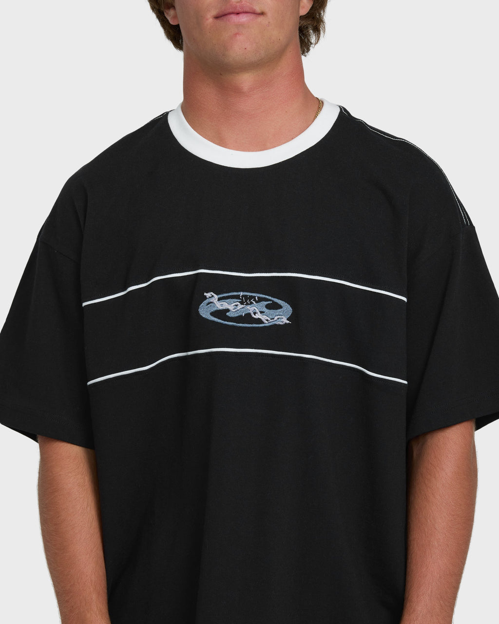 Bad Dog Precision Short Sleeve Knit T-Shirt - Black
