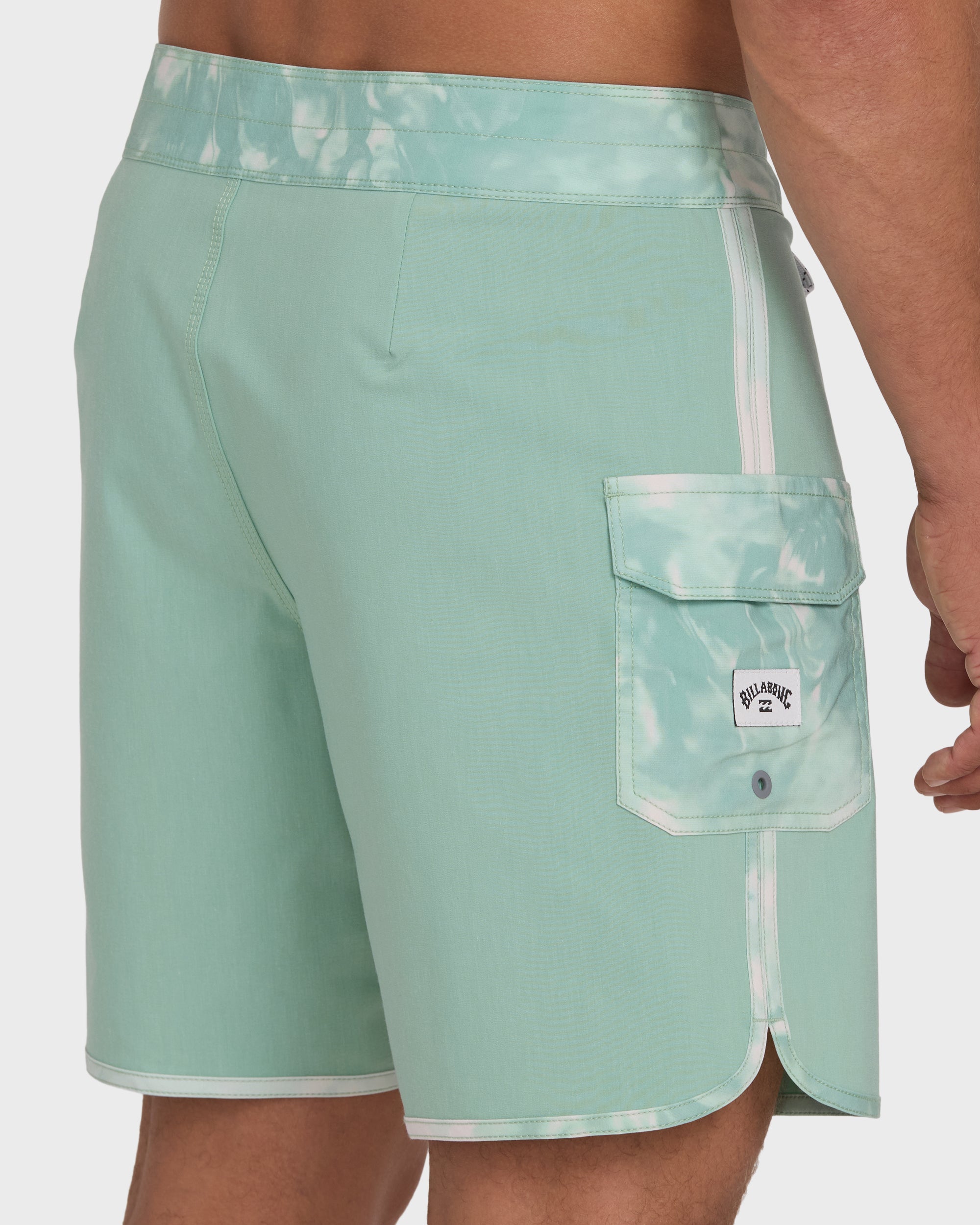 73 Pro 18 Boardshorts - Granite Green