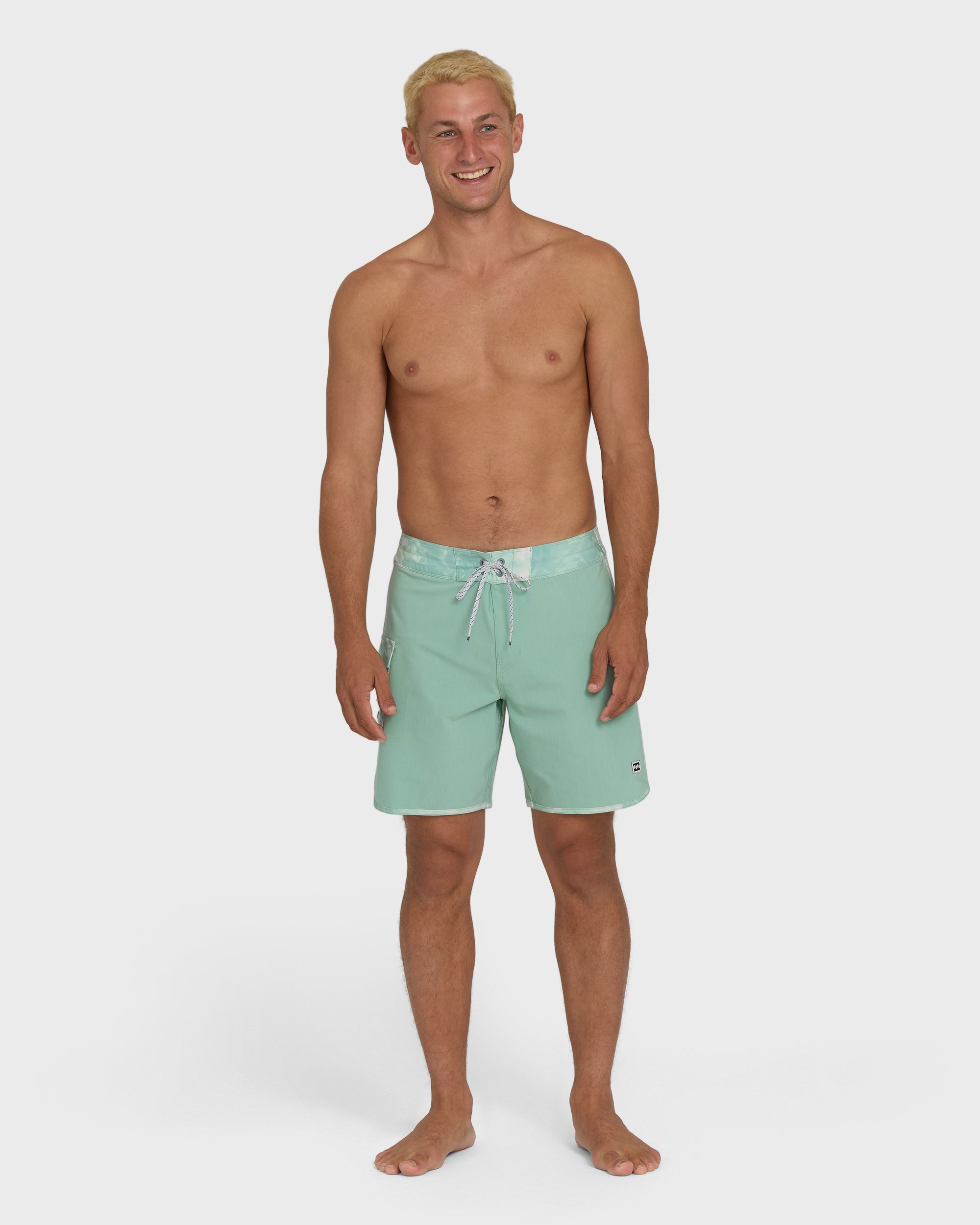 73 Pro 18 Boardshorts - Granite Green