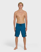 Straddie Pro Hi 20 Boardshorts - Tropical Teal