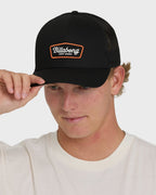 Walled Trucker Hat - Black