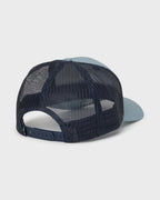 Walled Trucker Hat - Blue Fog