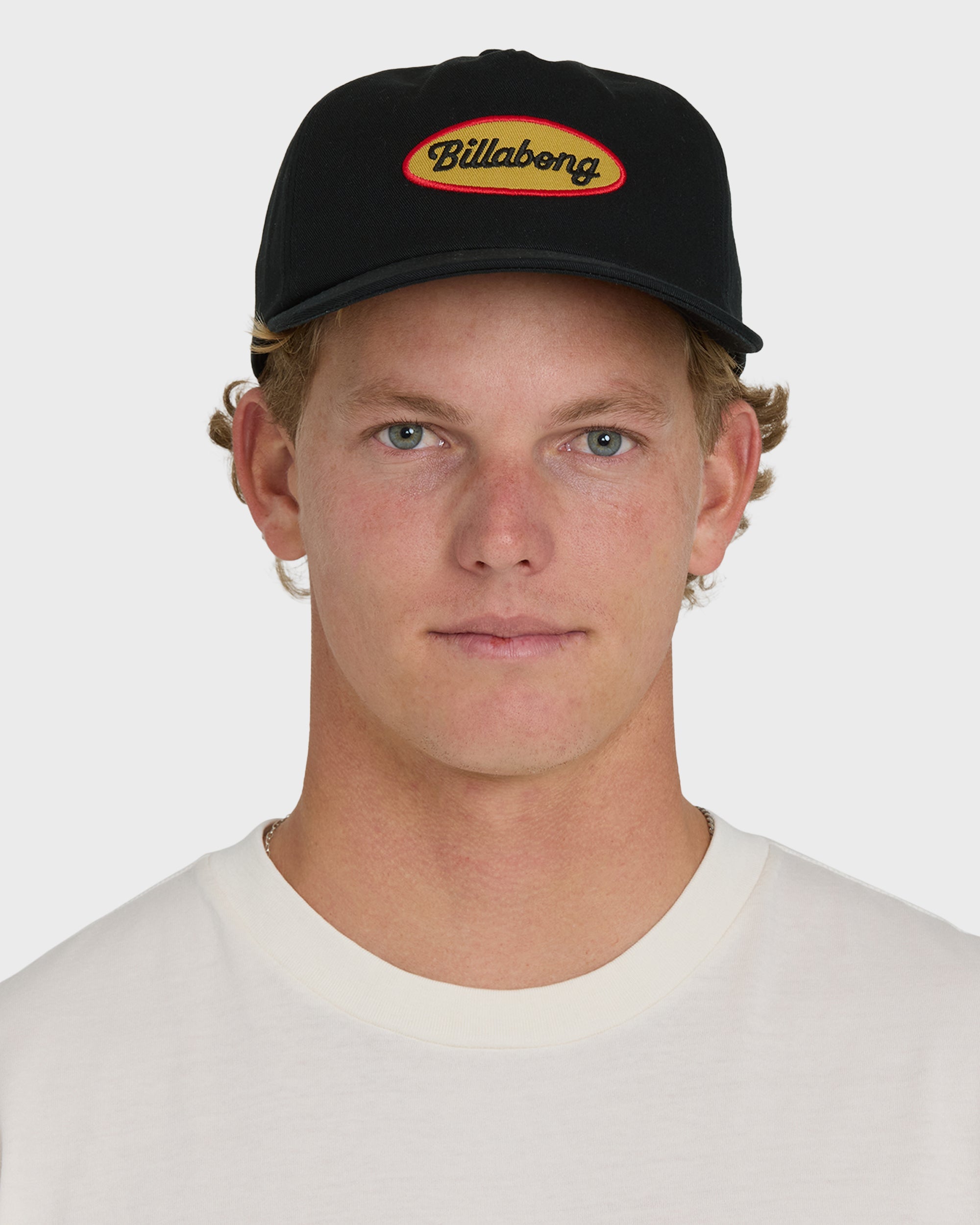 Caution Snapback Hat - Black