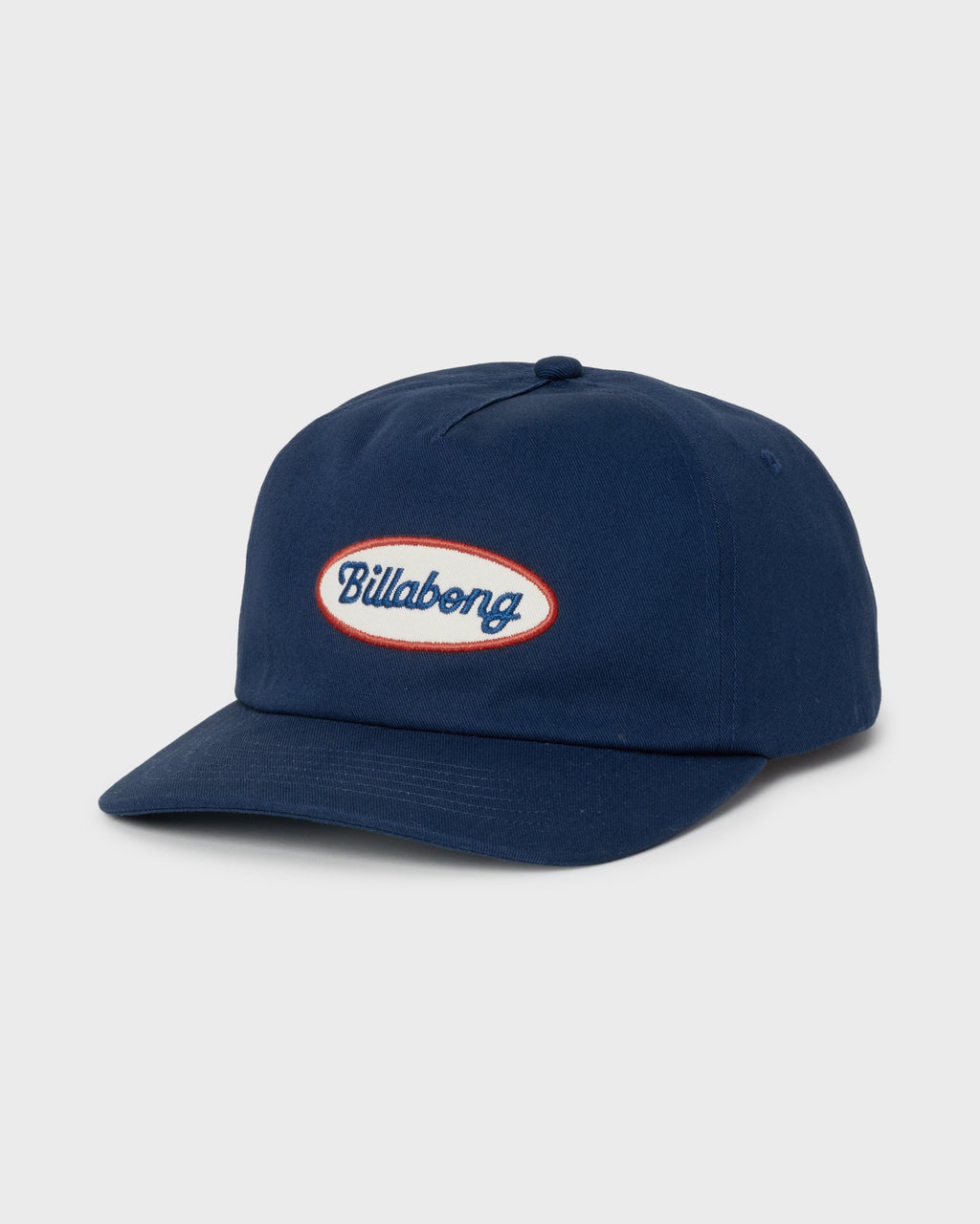 Caution Snapback Hat - Dark Denim