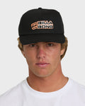 Straddie Strapback Hat - Black