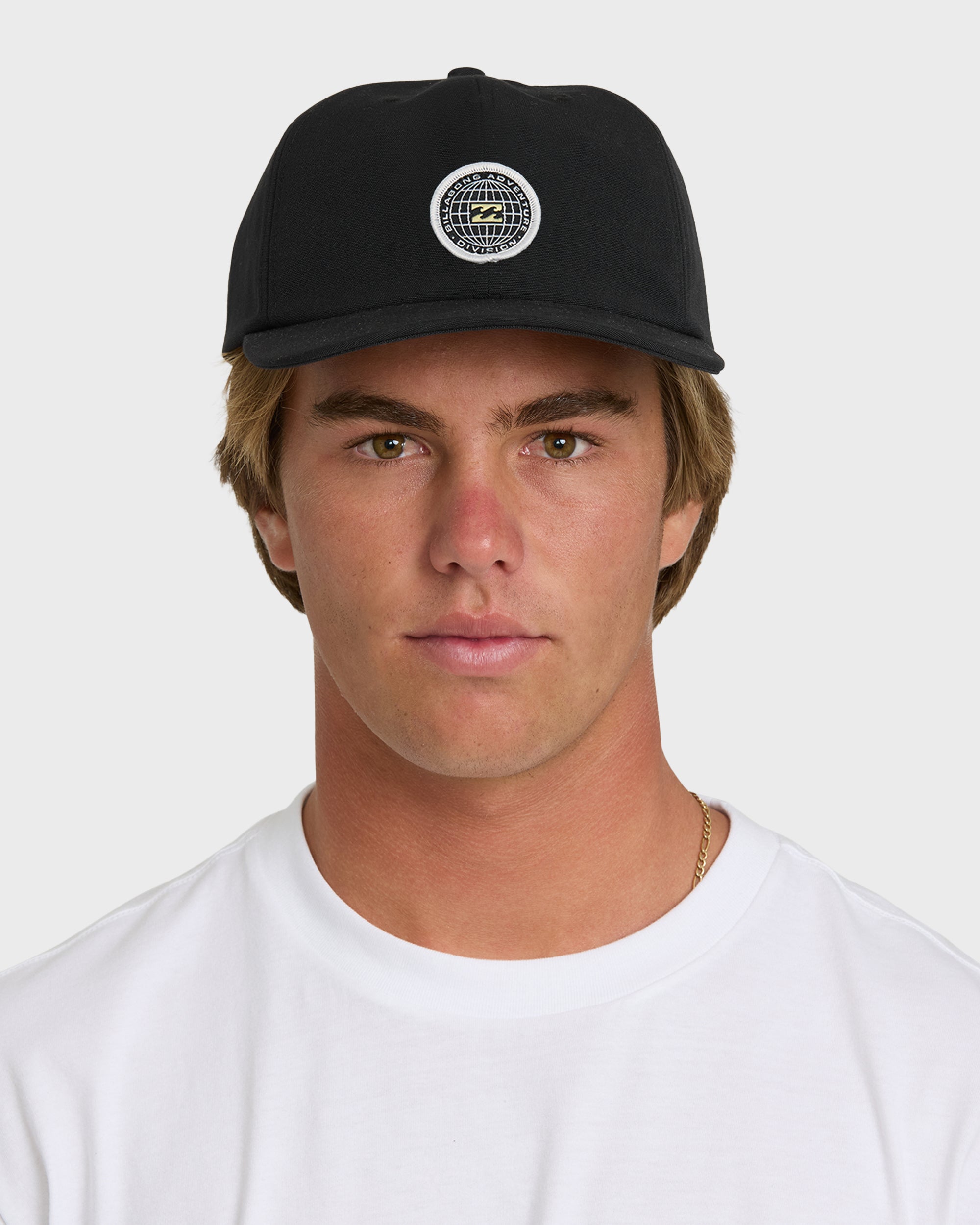 A/Div Trails Snapback Hat - Black