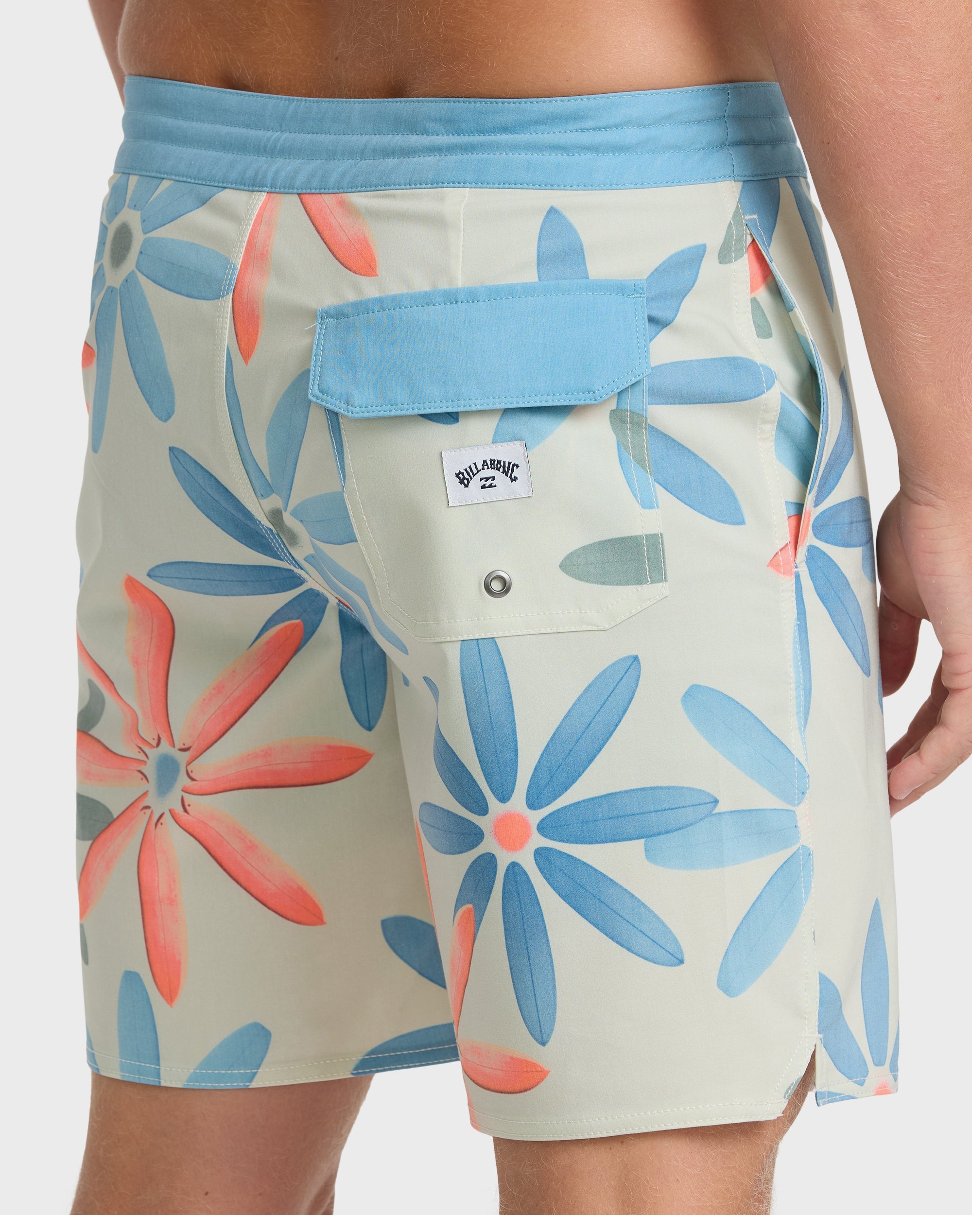 Good Times Lo Tide 17.5 Boardshorts - Blue Fog