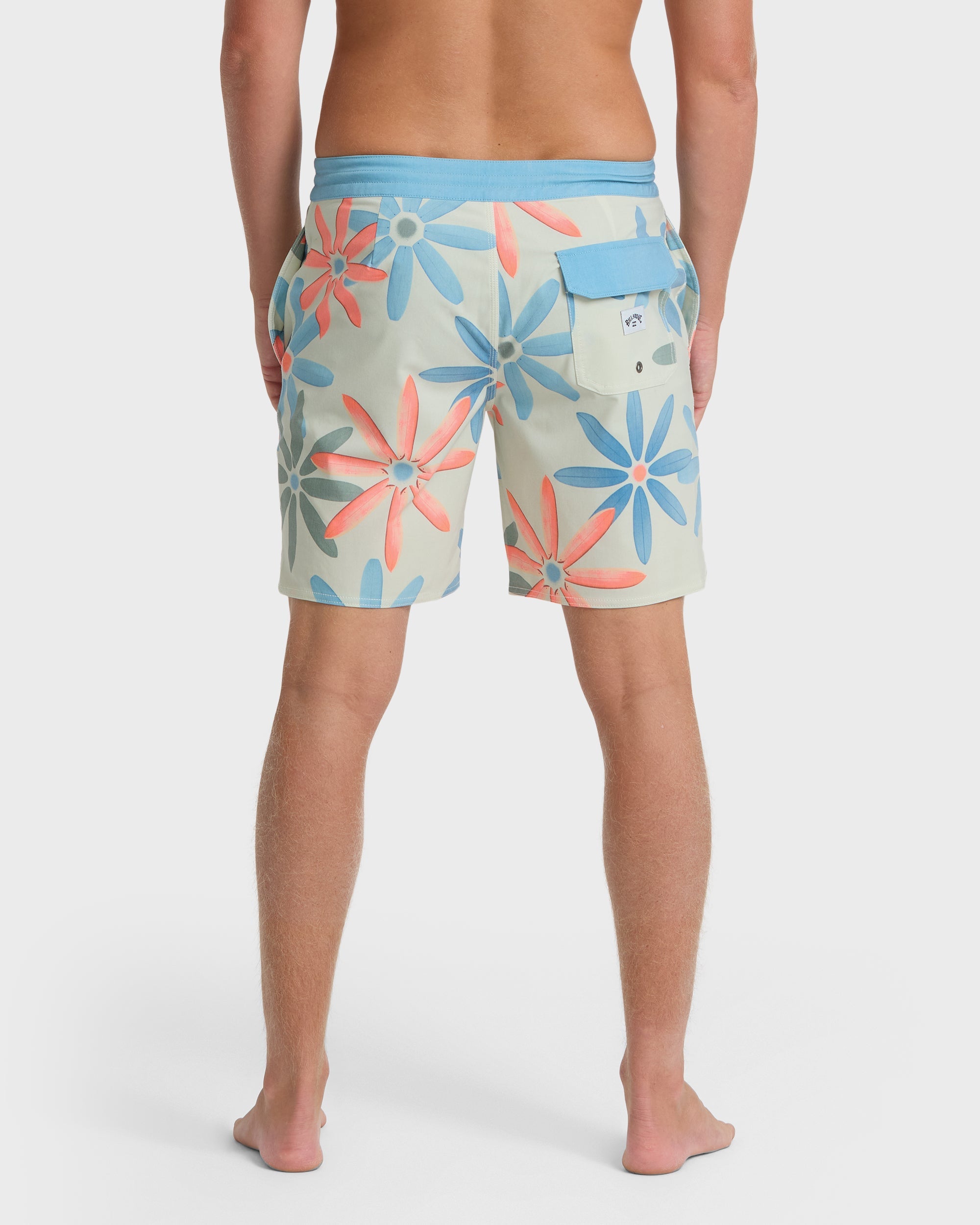 Good Times Lo Tide 17.5 Boardshorts - Blue Fog