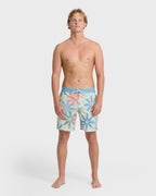 Good Times Lo Tide 17.5 Boardshorts - Blue Fog