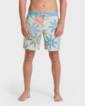 Good Times Lo Tide 17.5 Boardshorts - Blue Fog