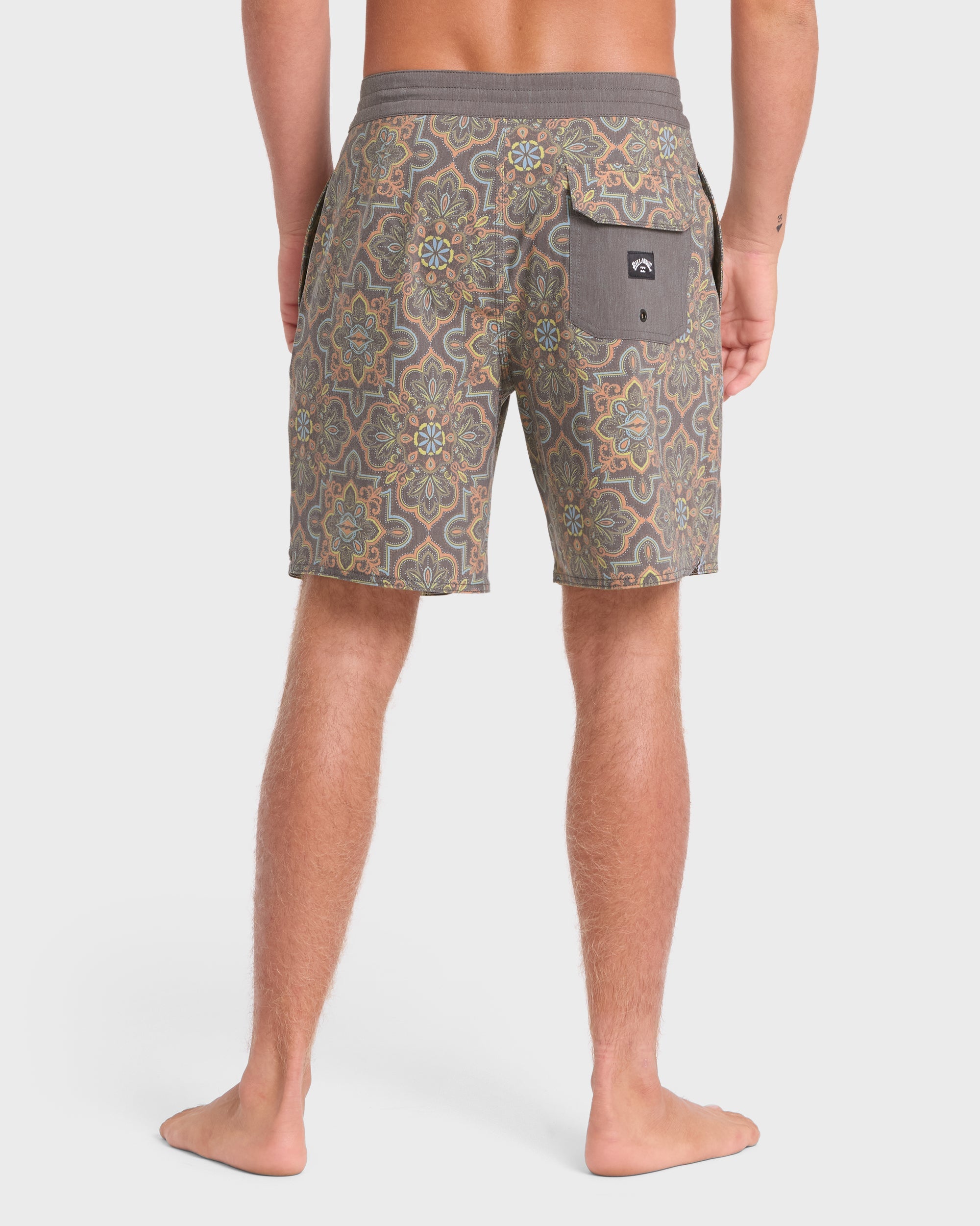 Good Times Lo Tide 17.5 Boardshorts - Slate Black