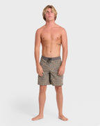 Good Times Lo Tide 17.5 Boardshorts - Slate Black