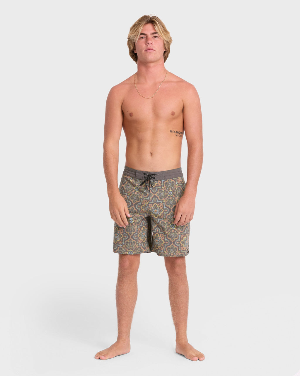 Good Times Lo Tide 17.5 Boardshorts - Slate Black