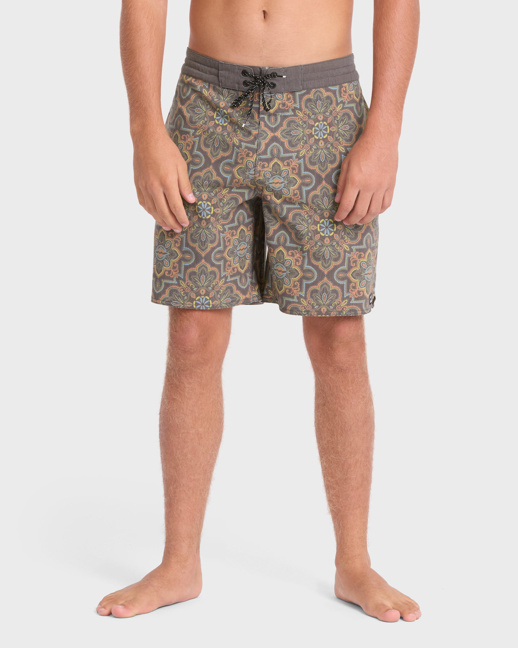 Good Times Lo Tide 17.5 Boardshorts - Slate Black