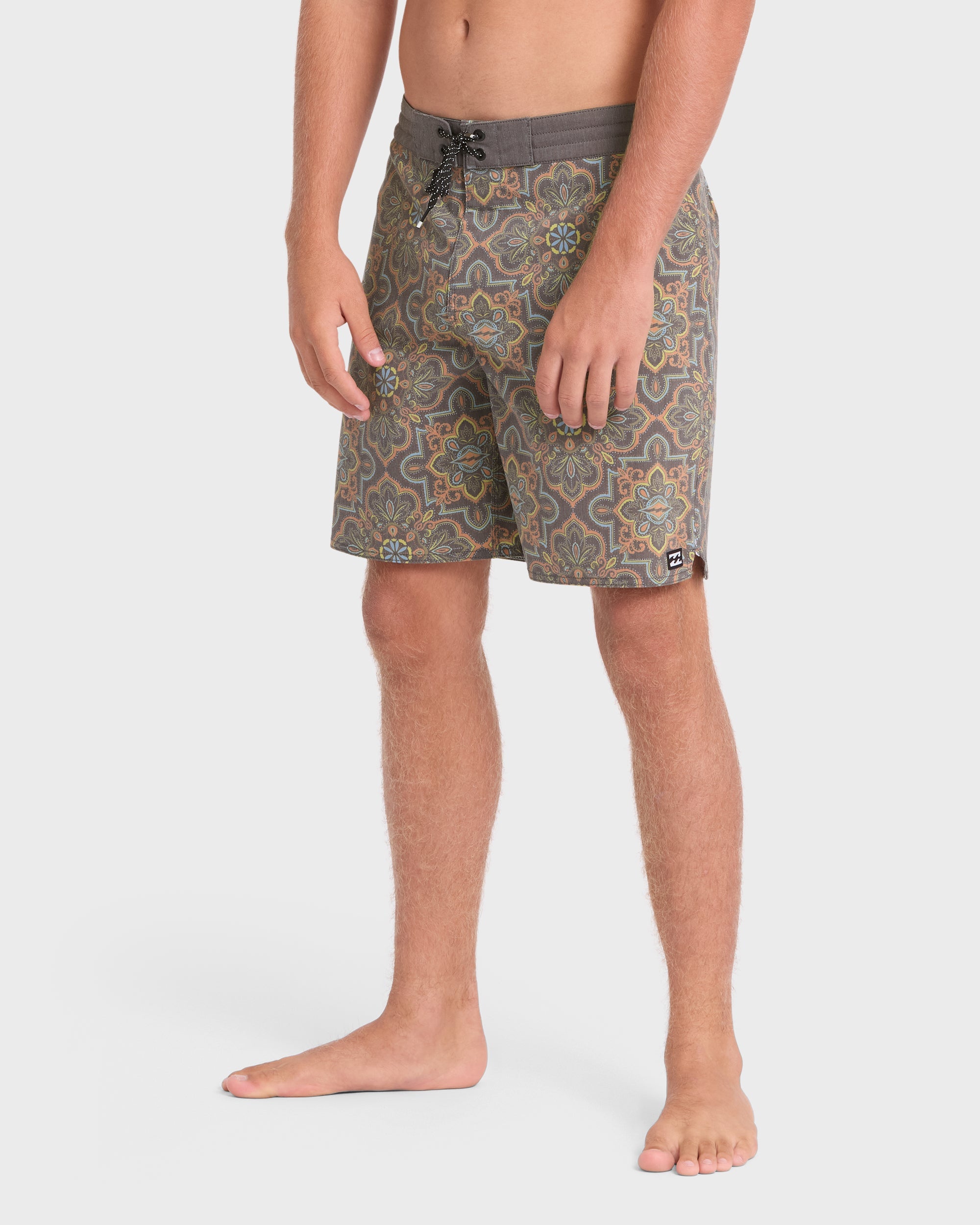 Good Times Lo Tide 17.5 Boardshorts - Slate Black