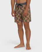 Good Times Lo Tide 17 Boardshorts - Rust