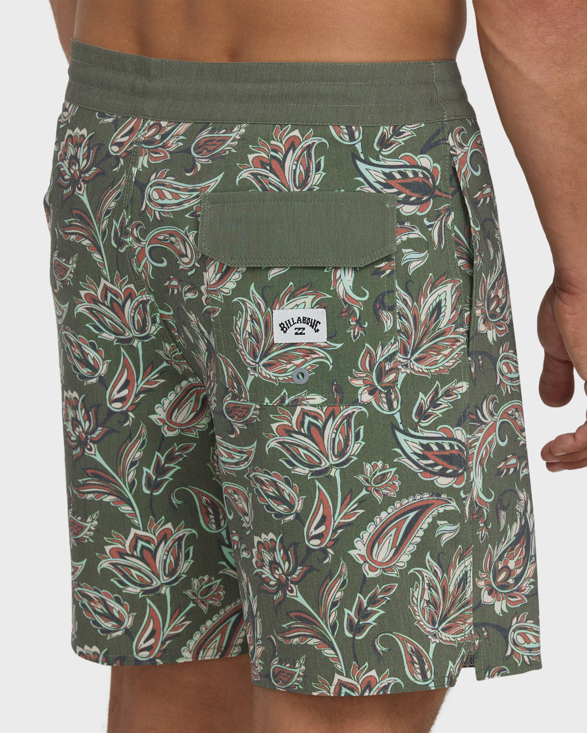 Good Times Low Tide 17 Boardshorts - Winter Moss