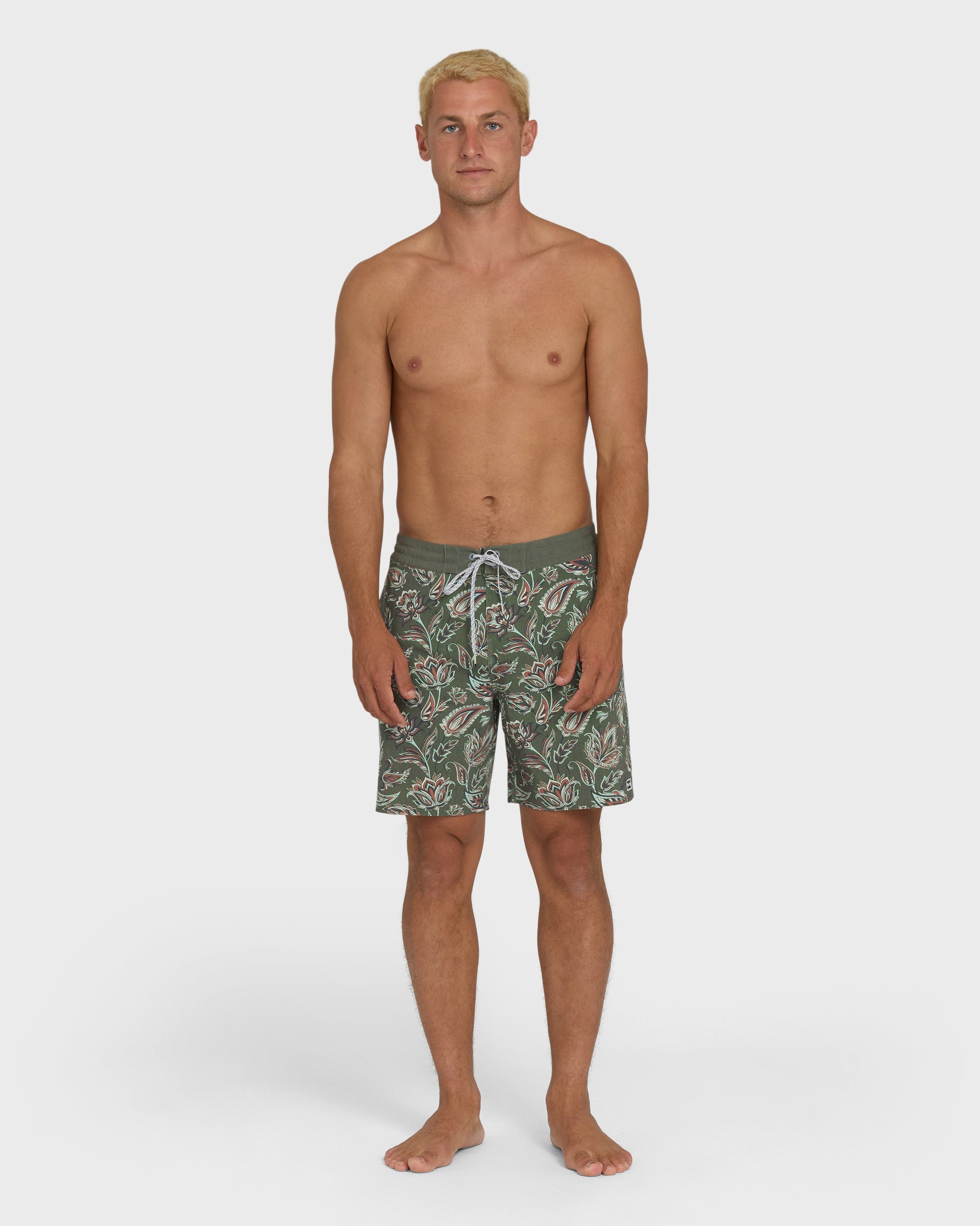 Good Times Low Tide 17 Boardshorts - Winter Moss
