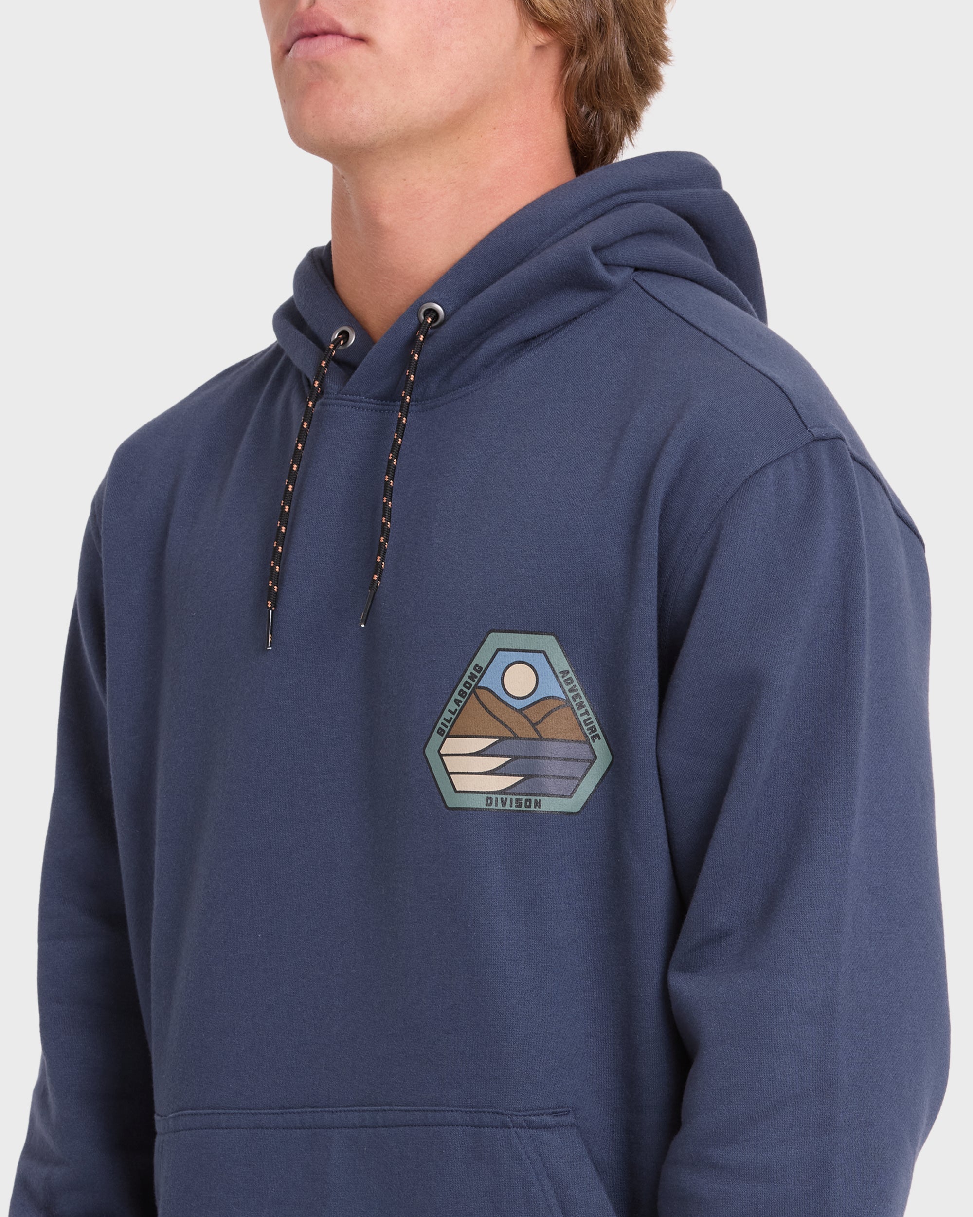A/Div Compass Pullover Hoodie - Blue Graphite
