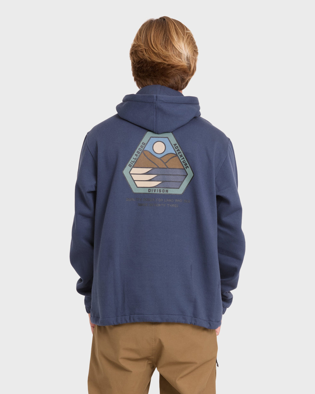 A/Div Compass Pullover Hoodie - Blue Graphite
