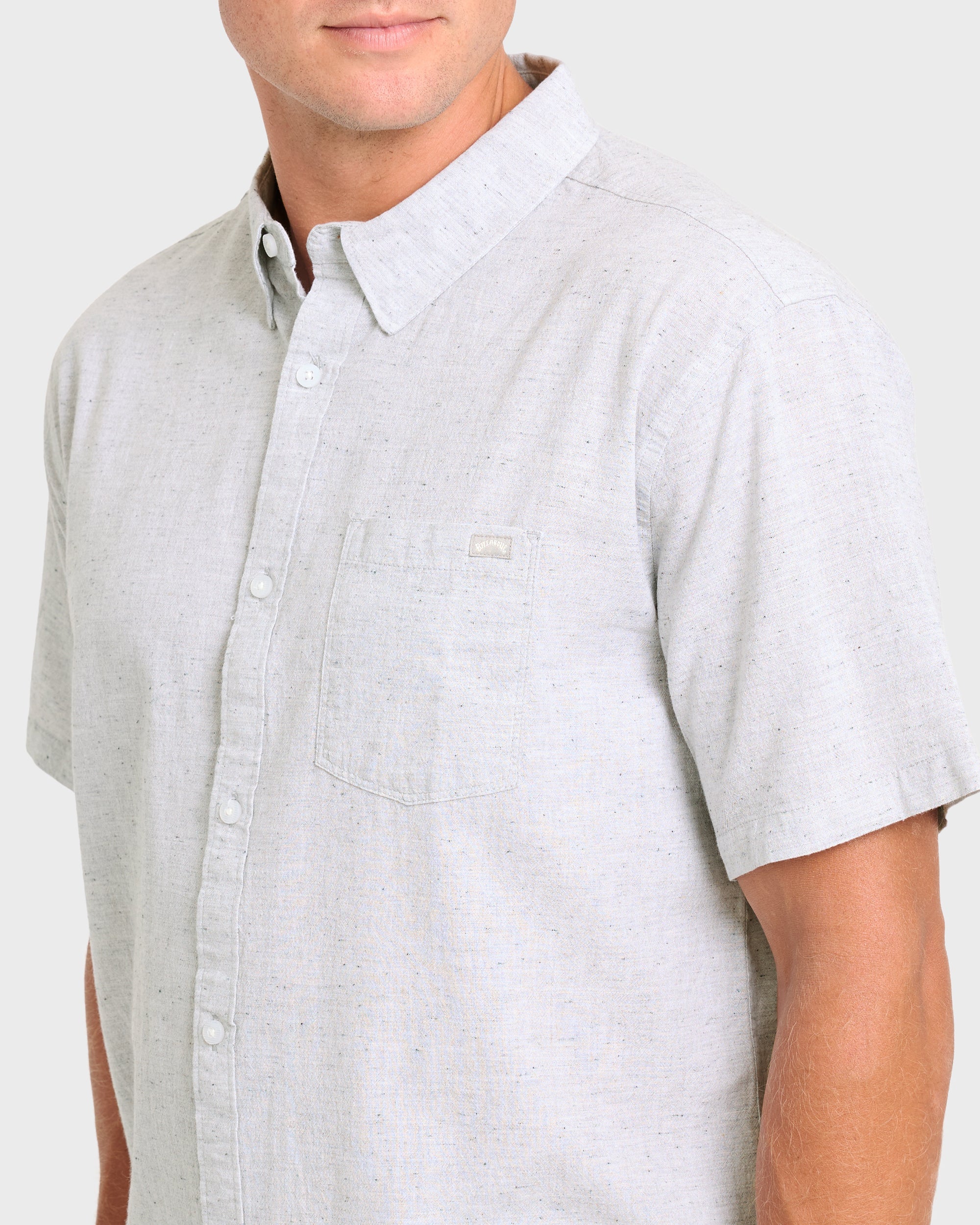 All Day Short Sleeve Woven Shirt - Alloy