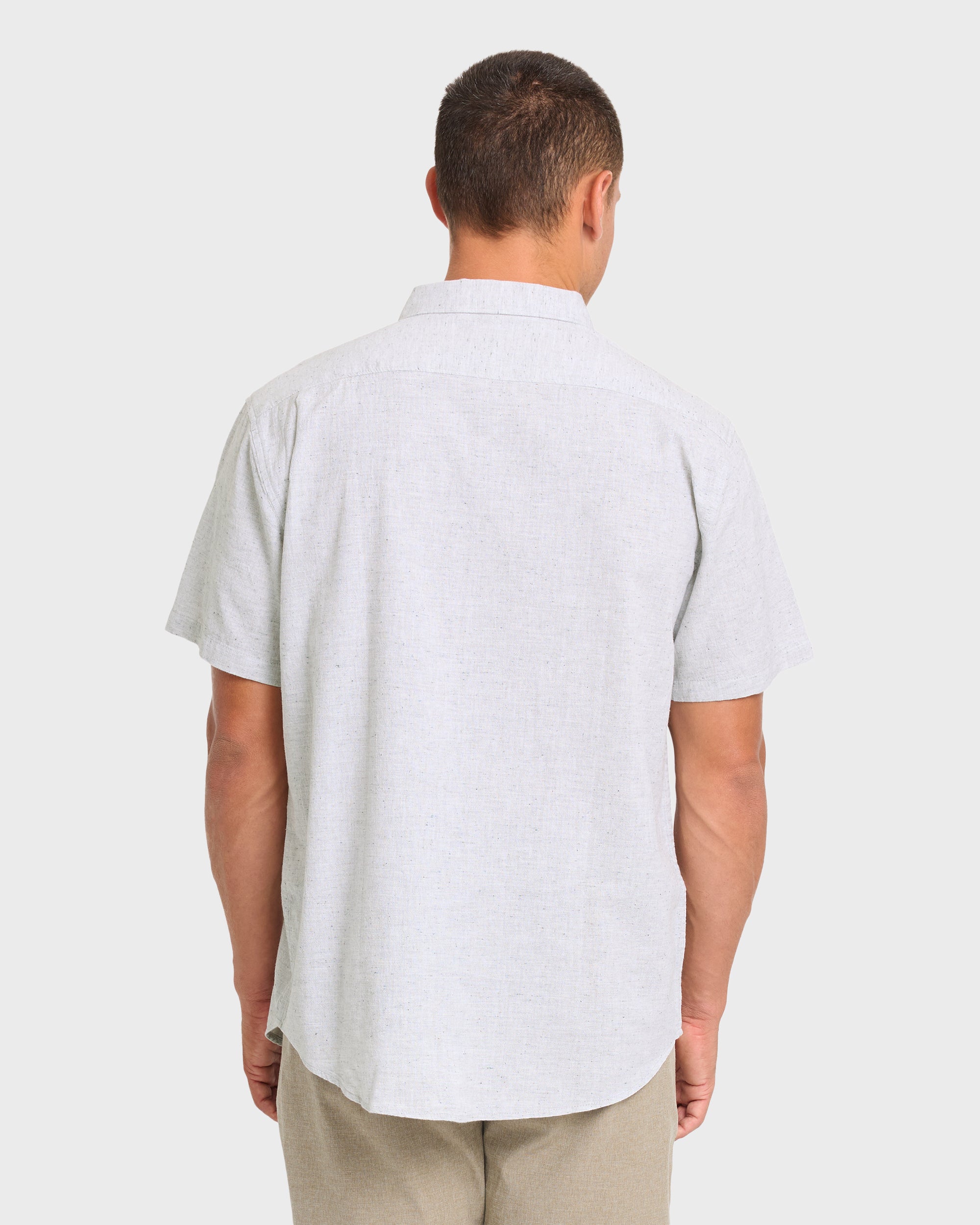 All Day Short Sleeve Woven Shirt - Alloy