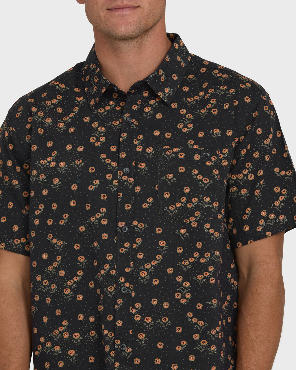 Sundays Mini Short Sleeve Woven Shirt - Black