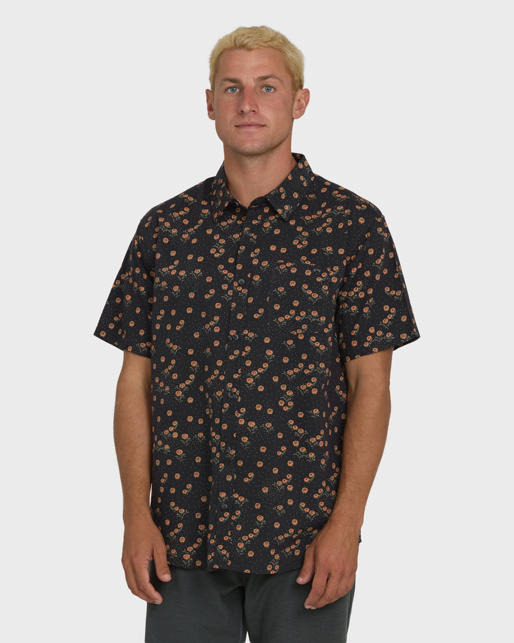 Sundays Mini Short Sleeve Woven Shirt - Black