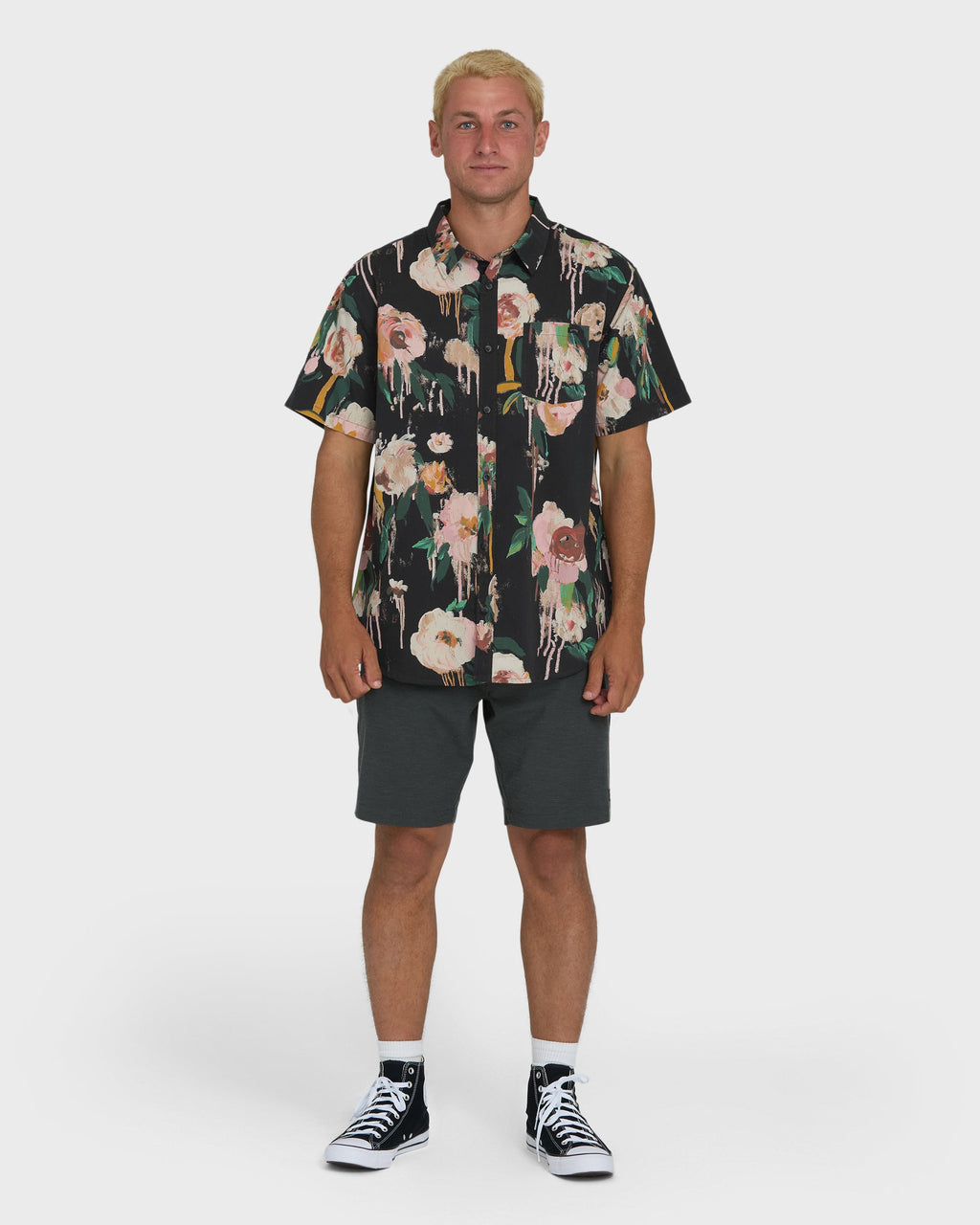 Sundays Short Sleeve Woven Shirt - Black