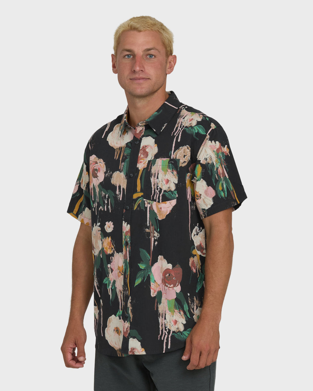 Sundays Short Sleeve Woven Shirt - Black