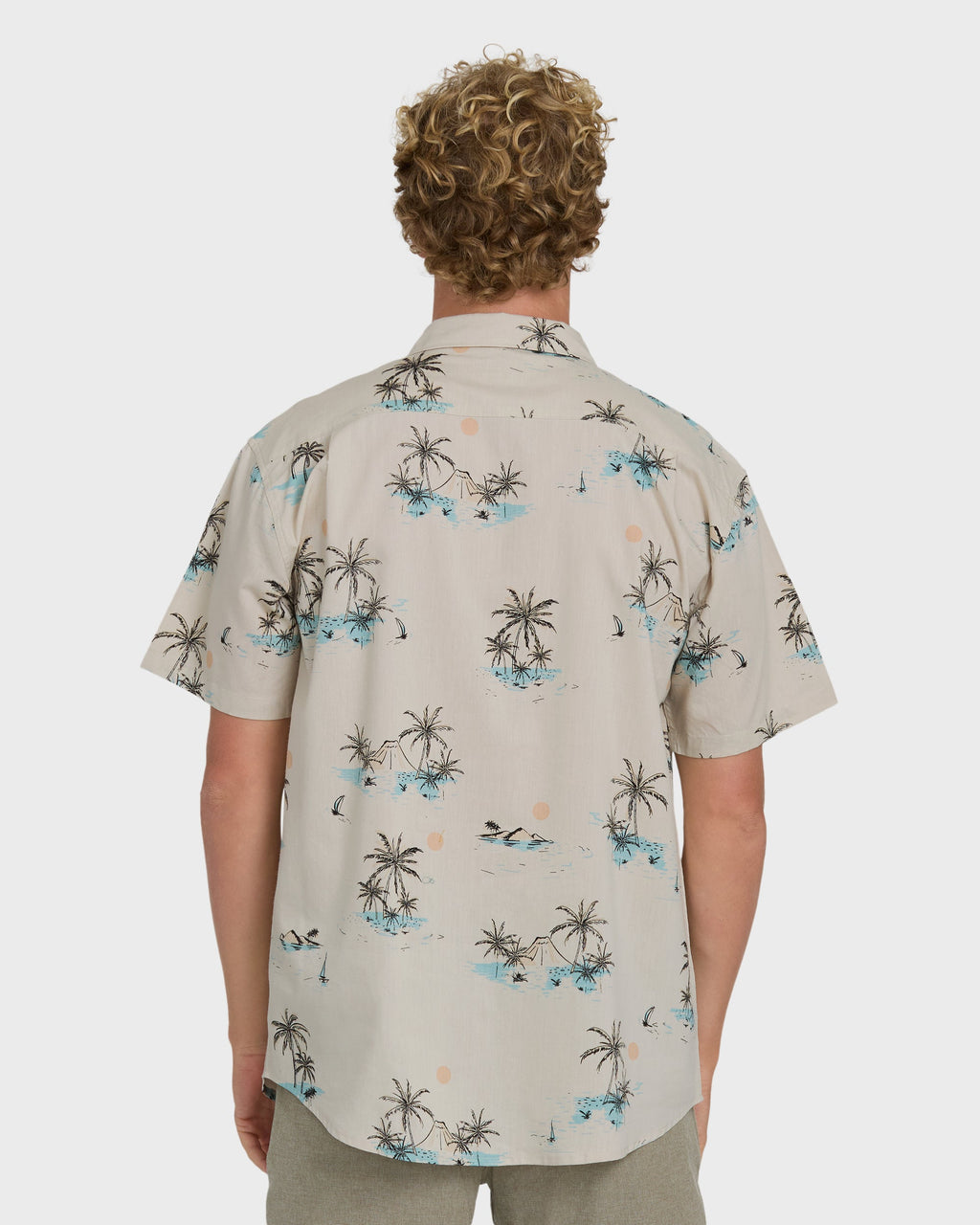 Sundays Short Sleeve Woven Shirt - Fog