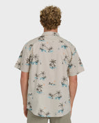 Sundays Short Sleeve Woven Shirt - Fog
