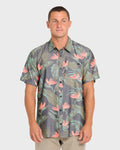 Sundays Lounge Short Sleeve Woven Shirt - Phantom