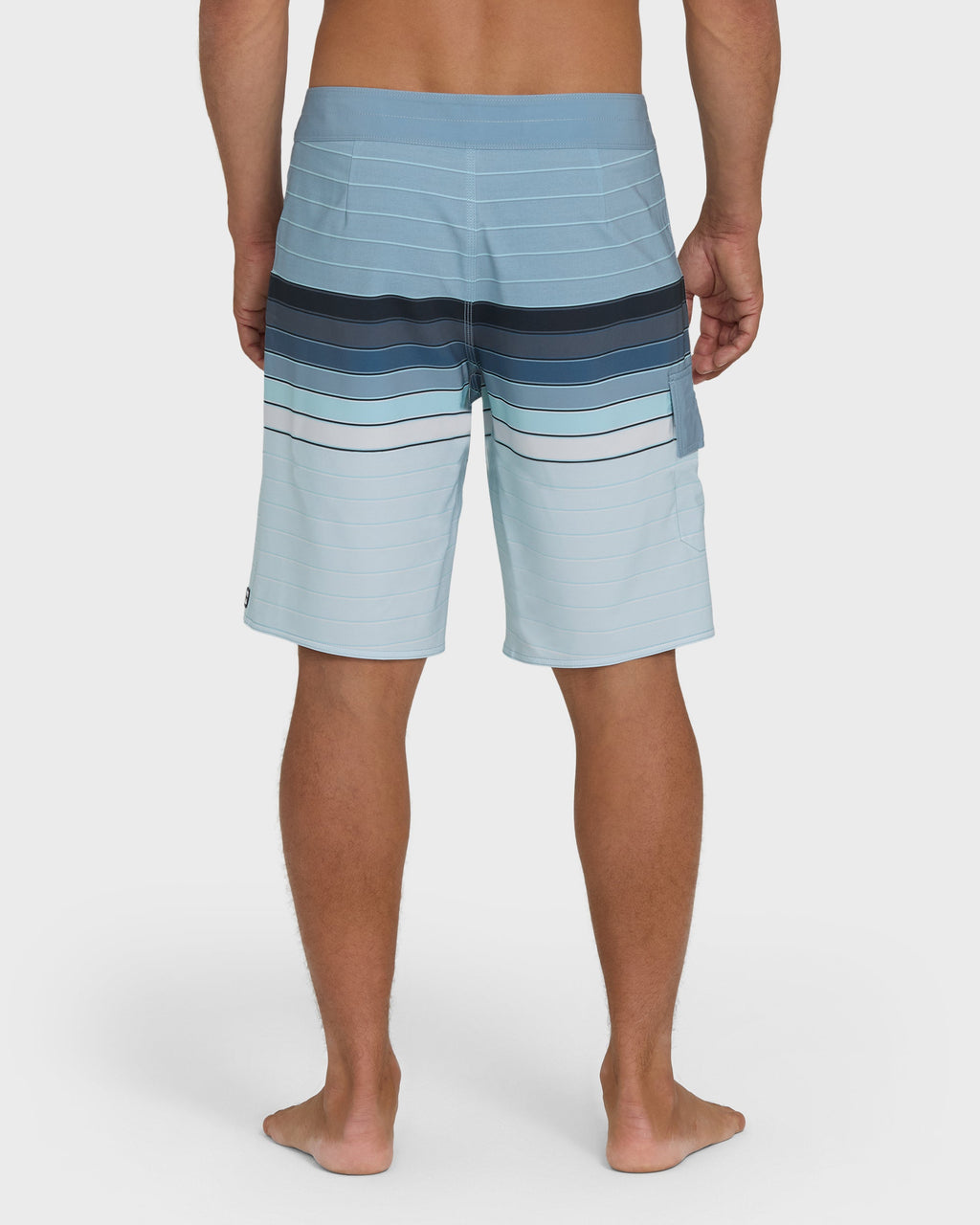 All Day Stripe Pro Performance 20 Boardshorts - Blue Fog