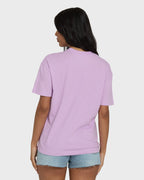 Reach High Short Sleeve Knit Graphic T-Shirt - Vintage Violet